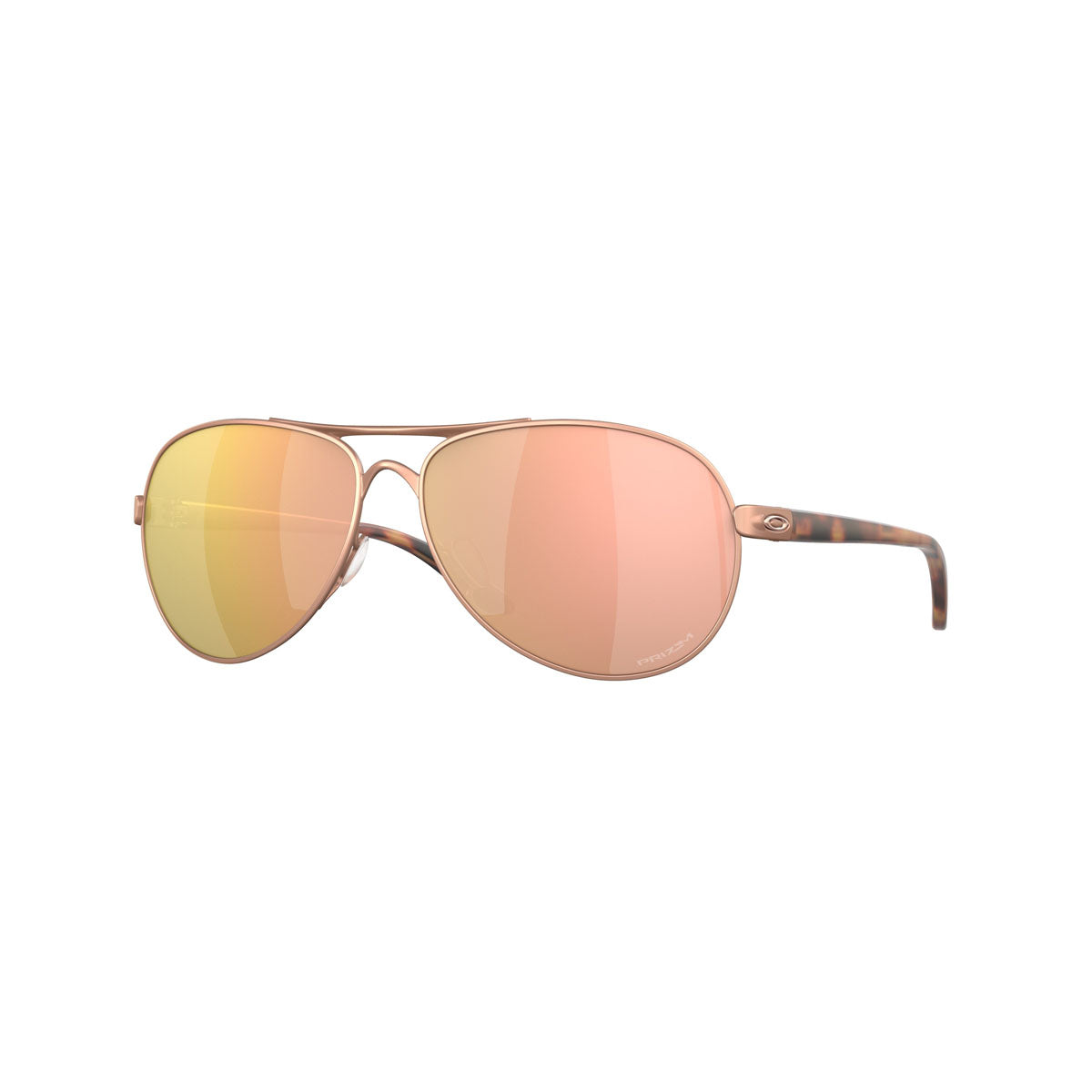 Oakley Womens Feedback Sunglasses - Satin Rose Gold/Prizm Rose Gold