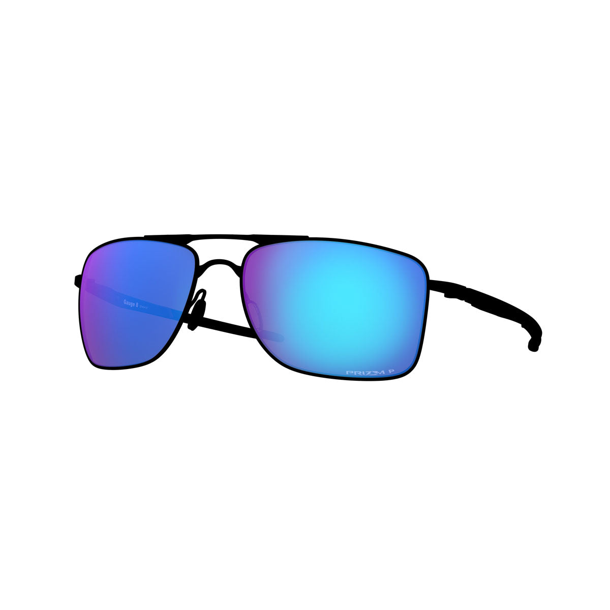 Oakley Guage 8 M Polarized Sunglasses CLOSEOUT - Matte Gunmetal/PRIZM Sapphire Iridium Polarized