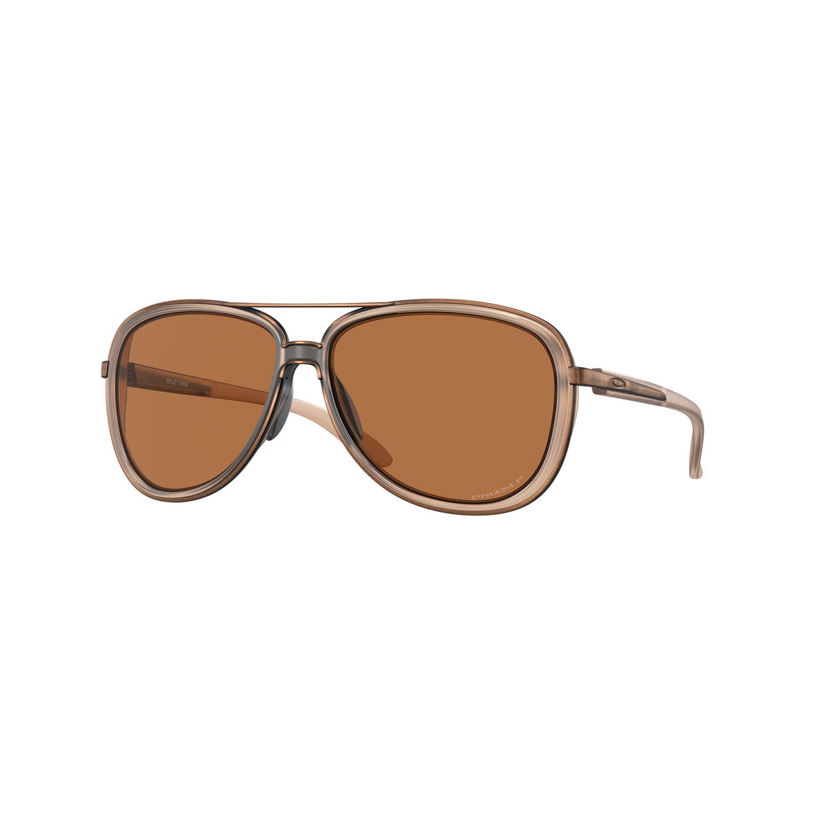 Oakley Womens Split Time Polarized Sunglasses - Matte Sepia/Prizm Bronze Polarized