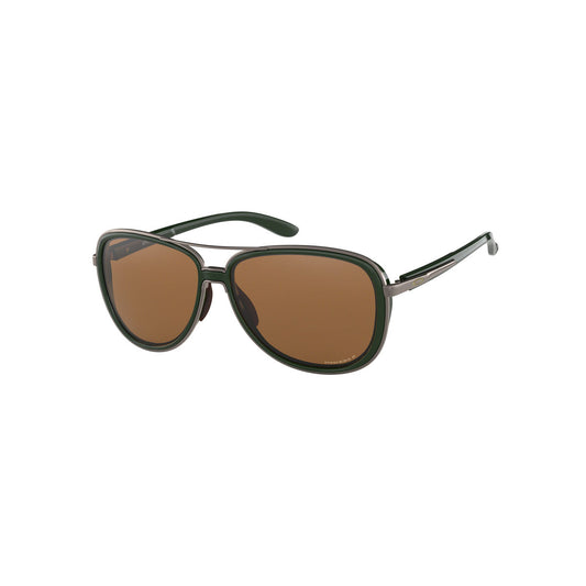 Oakley Split Time Polarized Sunglasses CLOSEOUT - Forest Polished Chocolate/PRIZM Tungsten Polarized