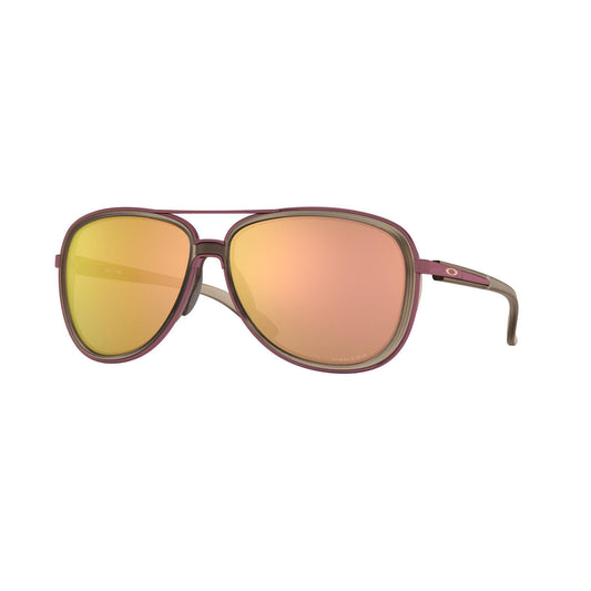 Oakley Split Time Sunglasses CLOSEOUT - Matte Sepia/PRIZM Rose Gold