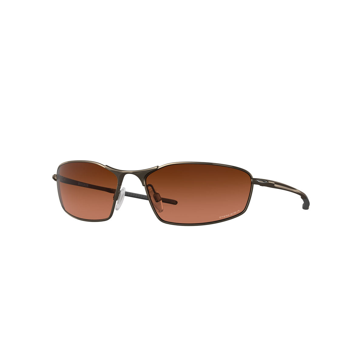 Oakley Whisker Sunglasses CLOSEOUT - Pewter/PRIZM Brown Gradient