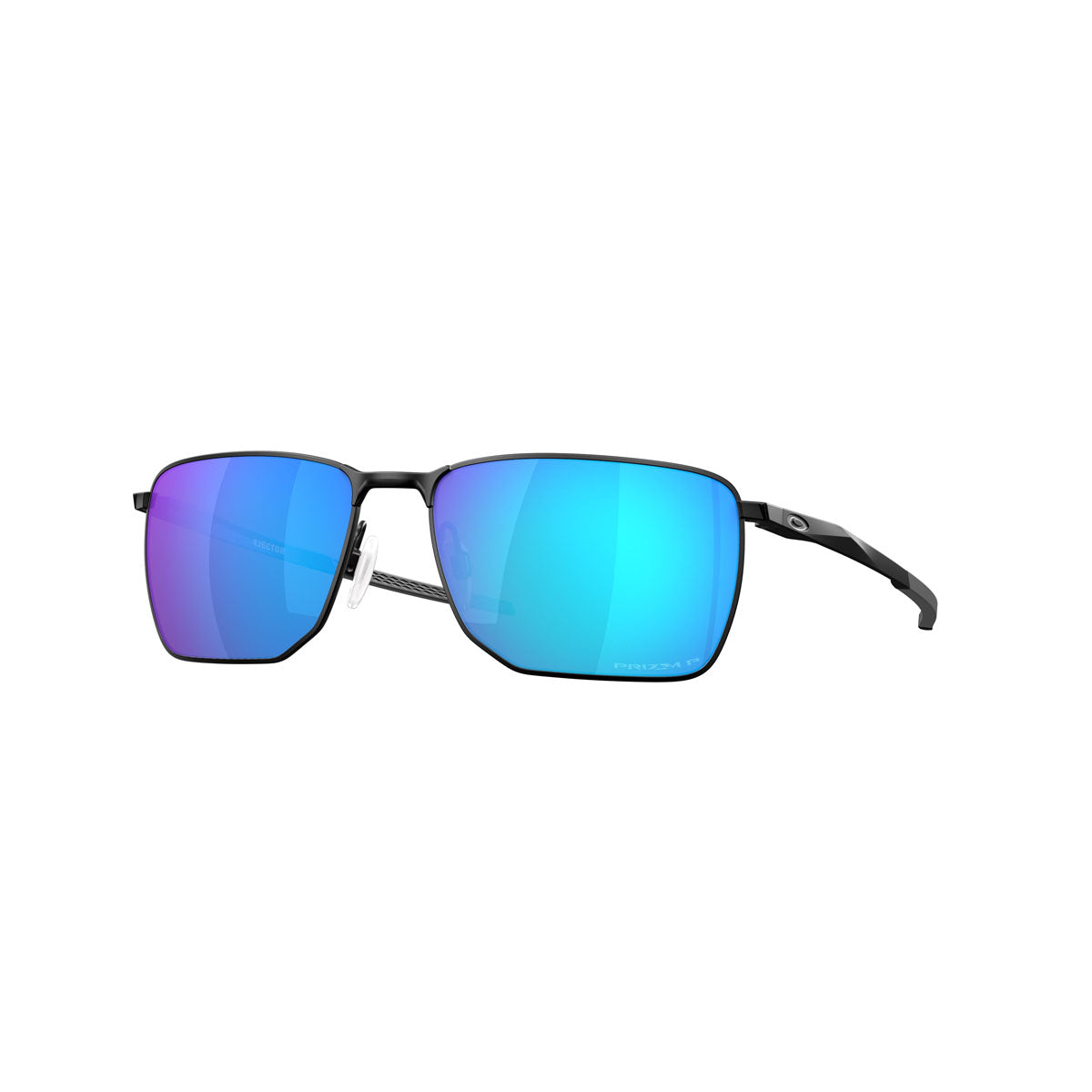 Oakley Ejector Polarized Sunglasses CLOSEOUT - Satin Black/Prizm Sapphire Polarized