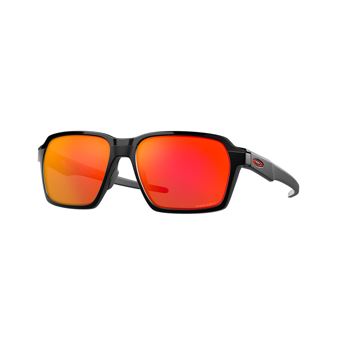 Oakley Parlay Sunglasses CLOSEOUT - Matte Black/PRIZM Ruby