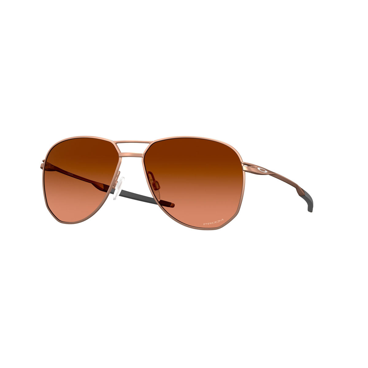 Oakley Contrail Sunglasses CLOSEOUT - Satin Rose Gold/PRIZM Brown Gradient