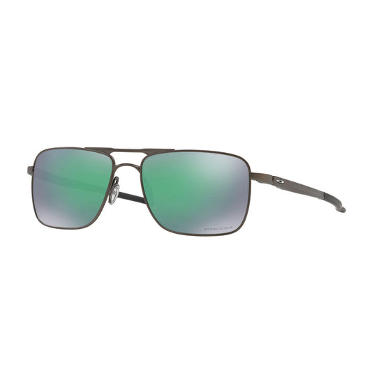 Oakley Gauge 6 TI Sunglasses CLOSEOUT - Pewter/PRIZM Jade