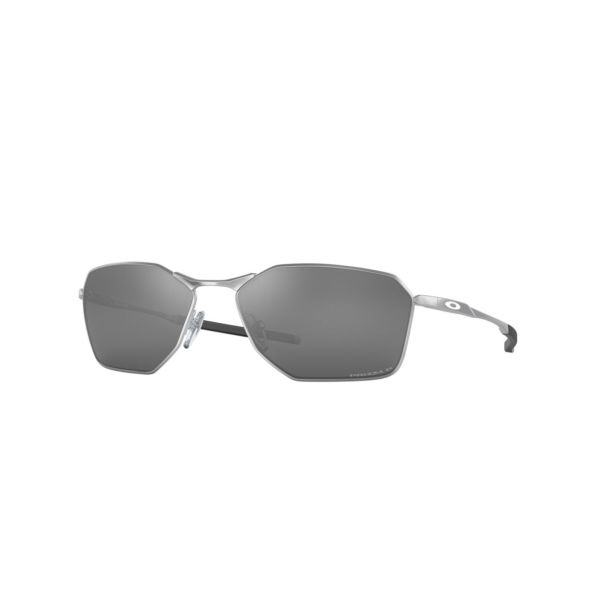 Oakley Savitar Polarized Sunglasses CLOSEOUT - Satin Chrome/PRIZM Black Polarized