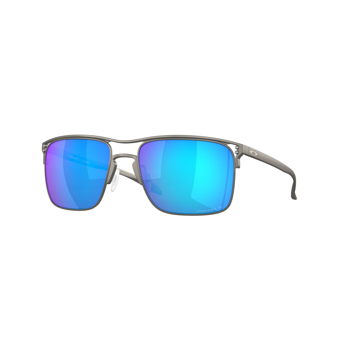 Oakley Holbrook TI Polarized Sunglasses - Matte Gunmetal/PRIZM Sapphire Polarized