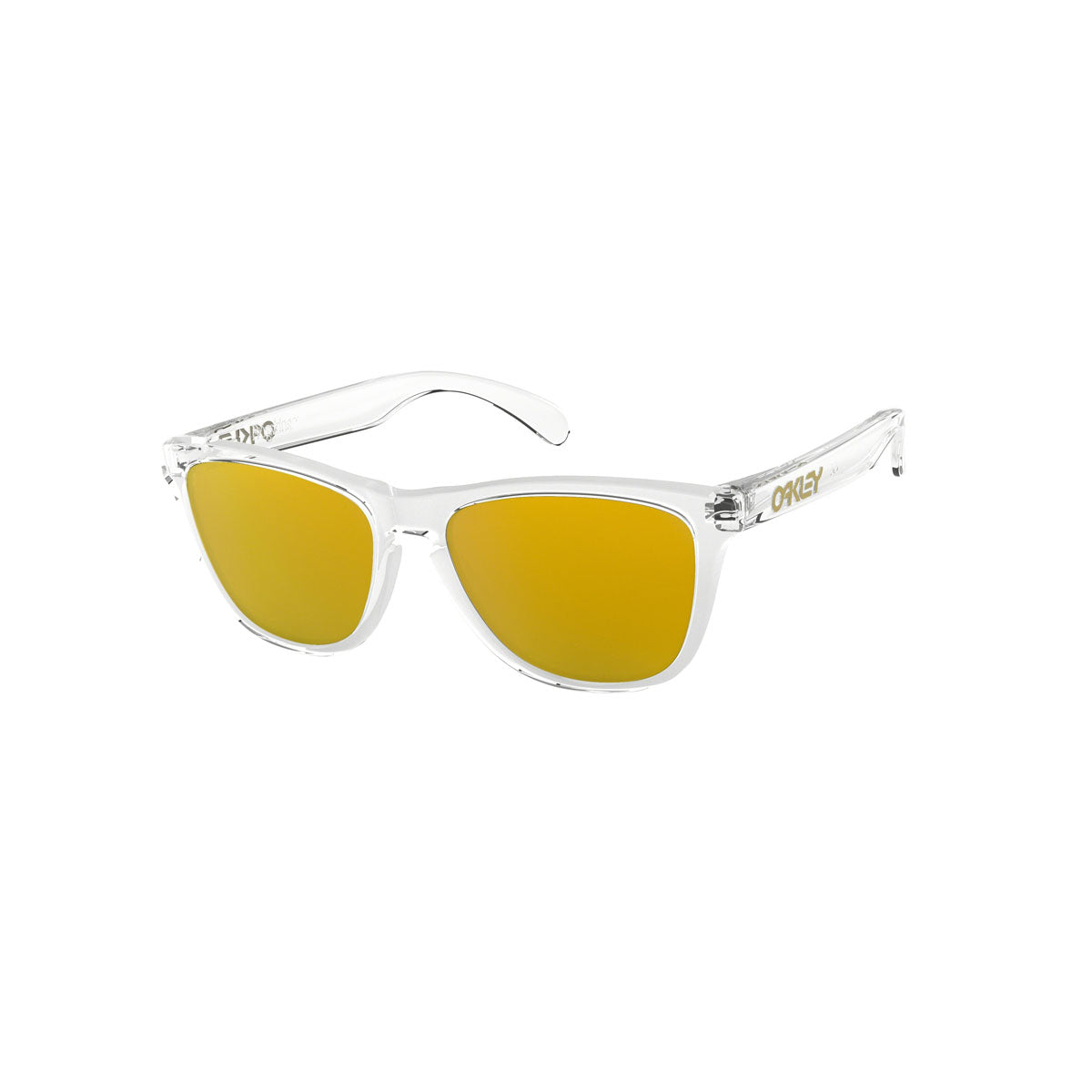 Oakley Frogskins Sunglasses CLOSEOUT - Crystal Clear/24K Iridium