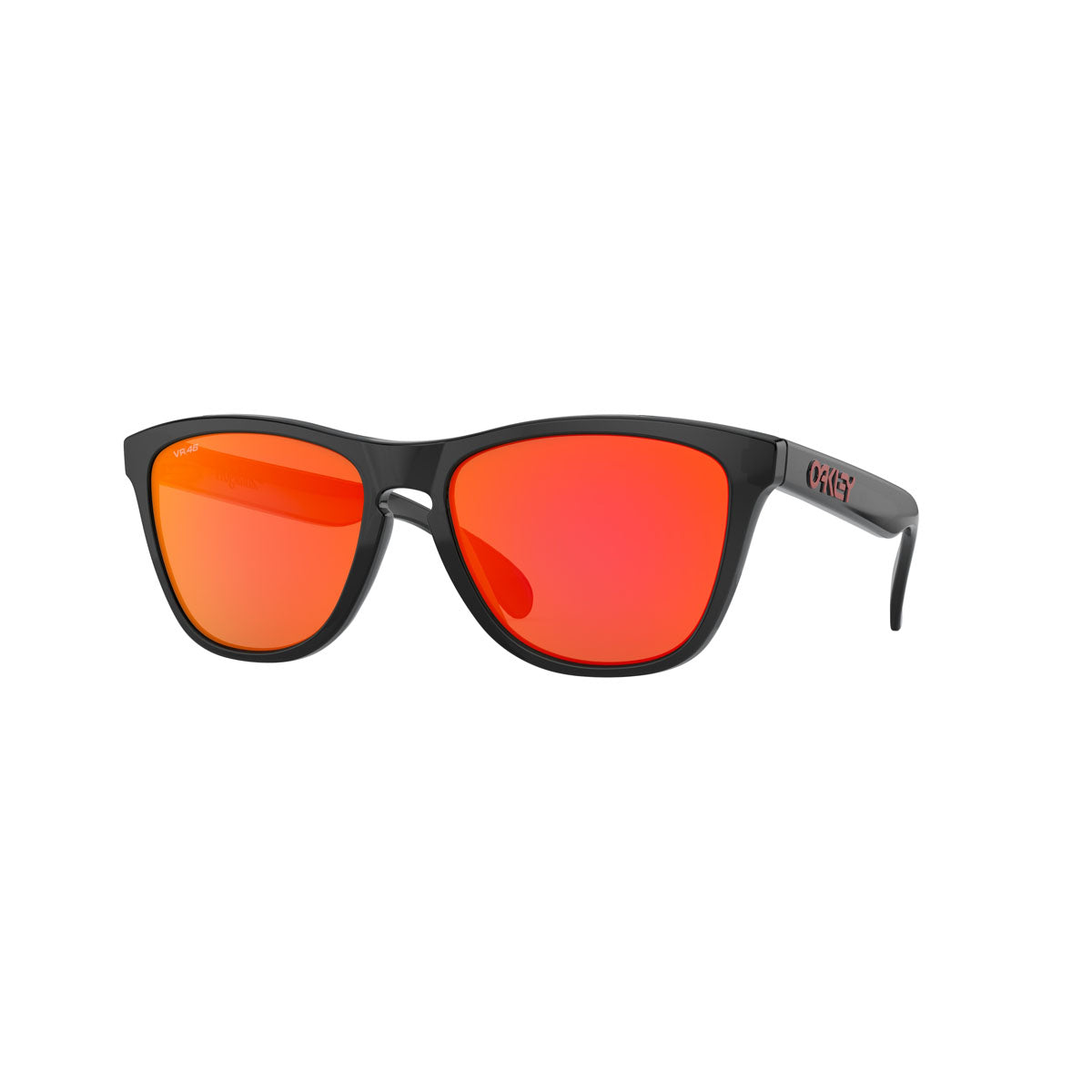 Oakley Frogskins Sunglasses CLOSEOUT - Black Ink/PRIZM Ruby