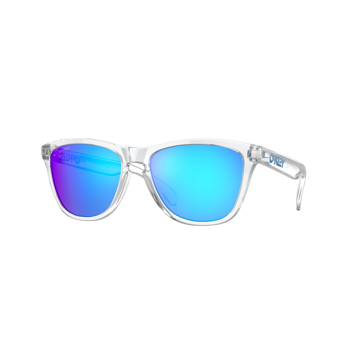 Oakley Frogskins Sunglasses - Crystal Clear/PRIZM Sapphire