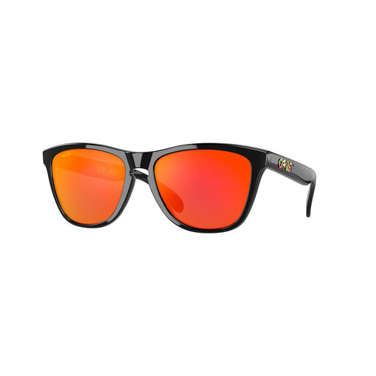 Oakley Frogskins Sunglasses CLOSEOUT - VR46 Polished Black/PRIZM Ruby