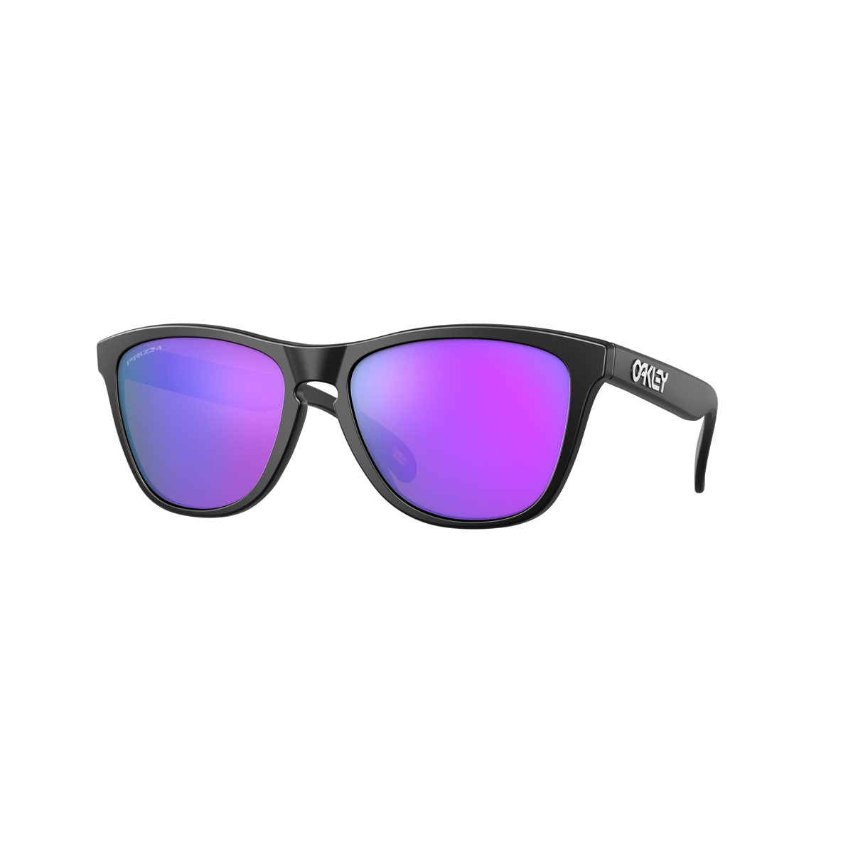 Oakley Frogskins Sunglasses - Matte Black/PRIZM Violet