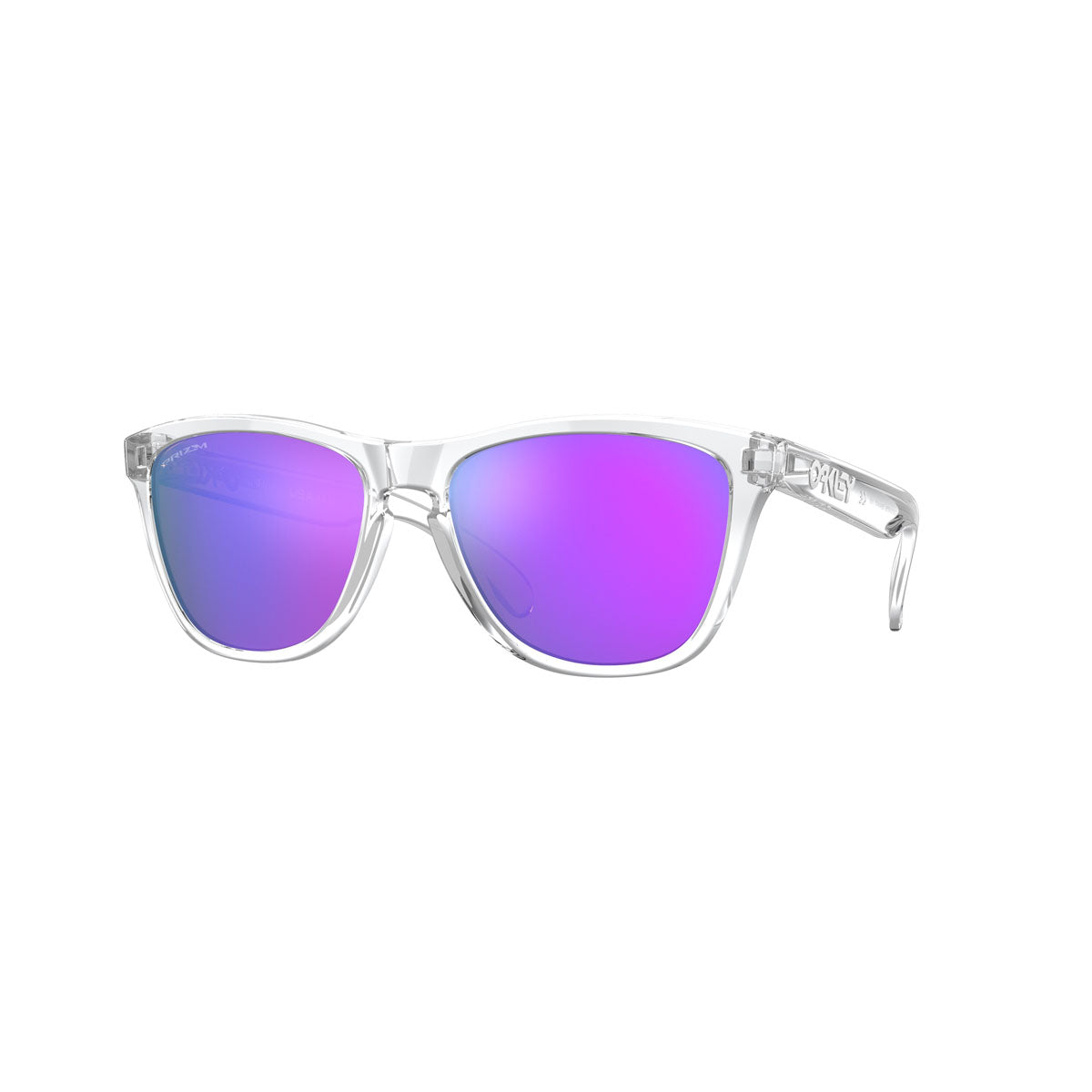 Oakley Frogskins Sunglasses - Polished Clear/PRIZM Violet