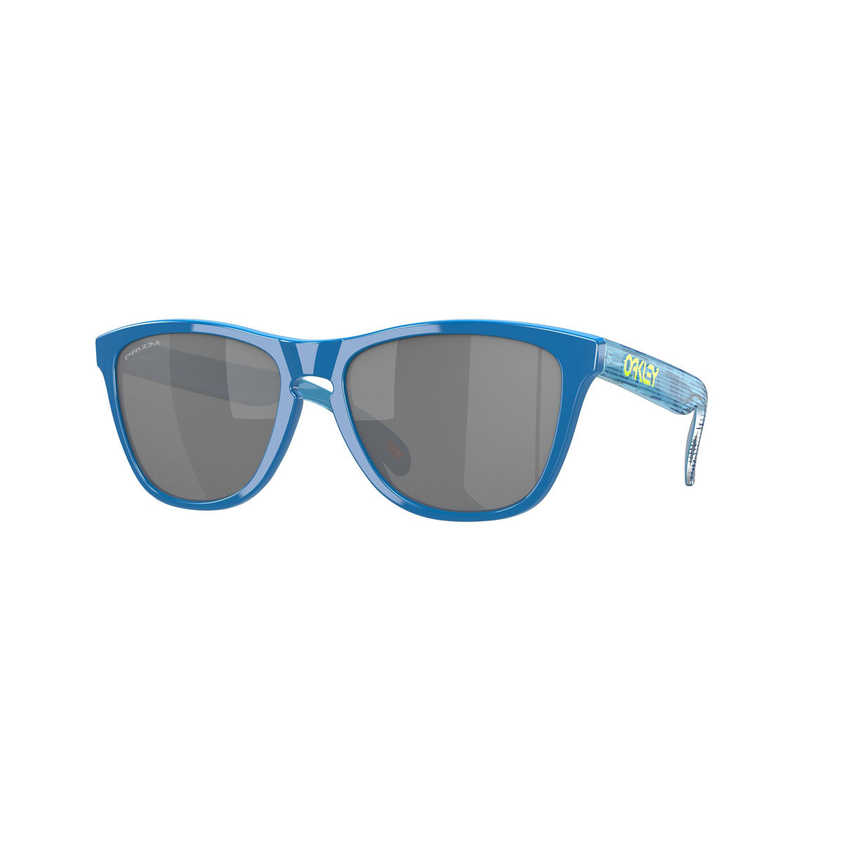 Oakley Frogskins Sunglasses CLOSEOUT - Hi Res Blue/PRIZM Black