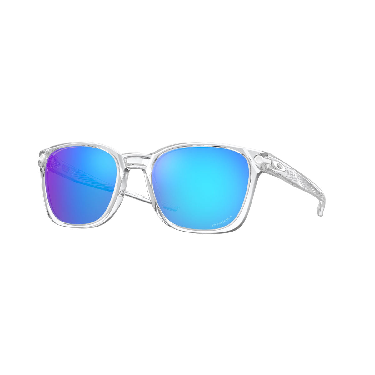 Oakley Ojector Sunglasses - Polished Clear/PRIZM Sapphire