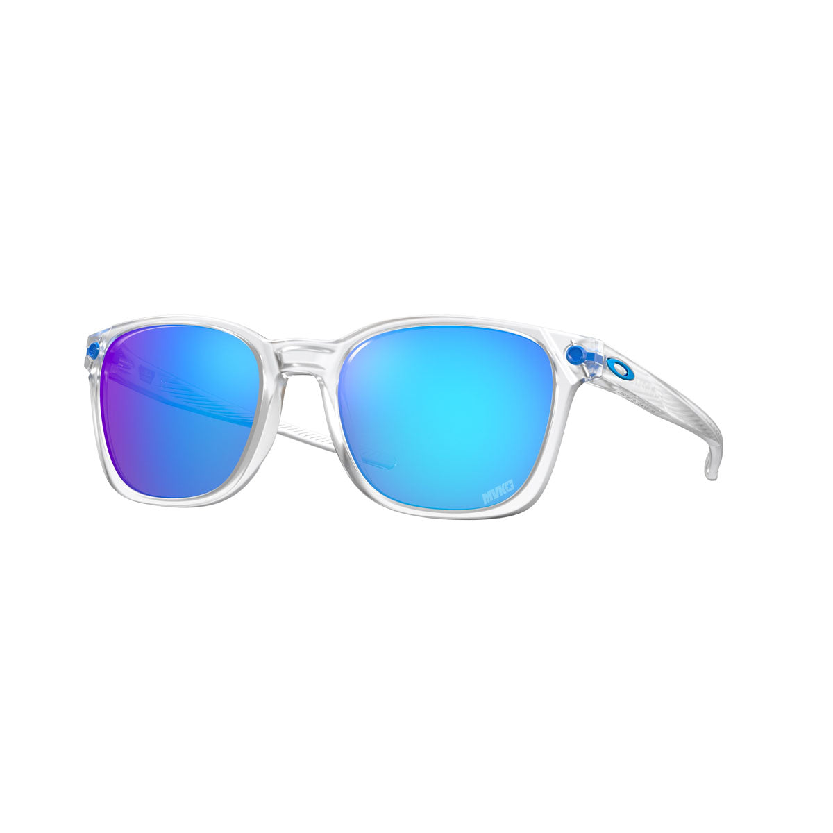 Oakley Ojector Mv Sunglasses CLOSEOUT - Matte Clear/PRIZM Sapphire