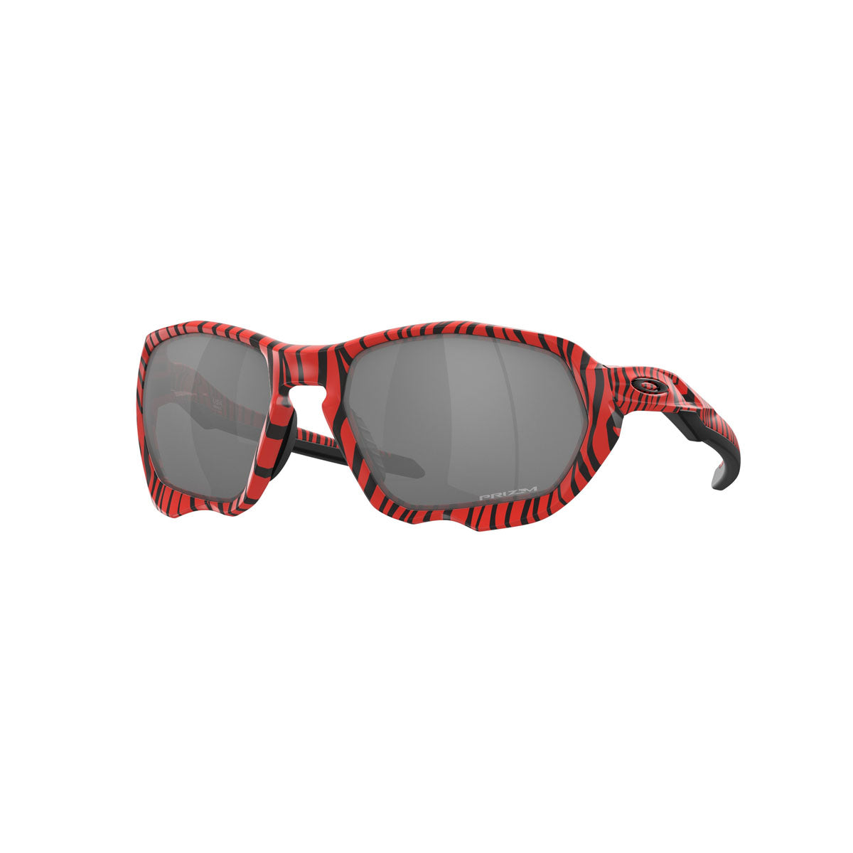 Oakley Plazma Sunglasses CLOSEOUT - Red Tiger/Prizm Black