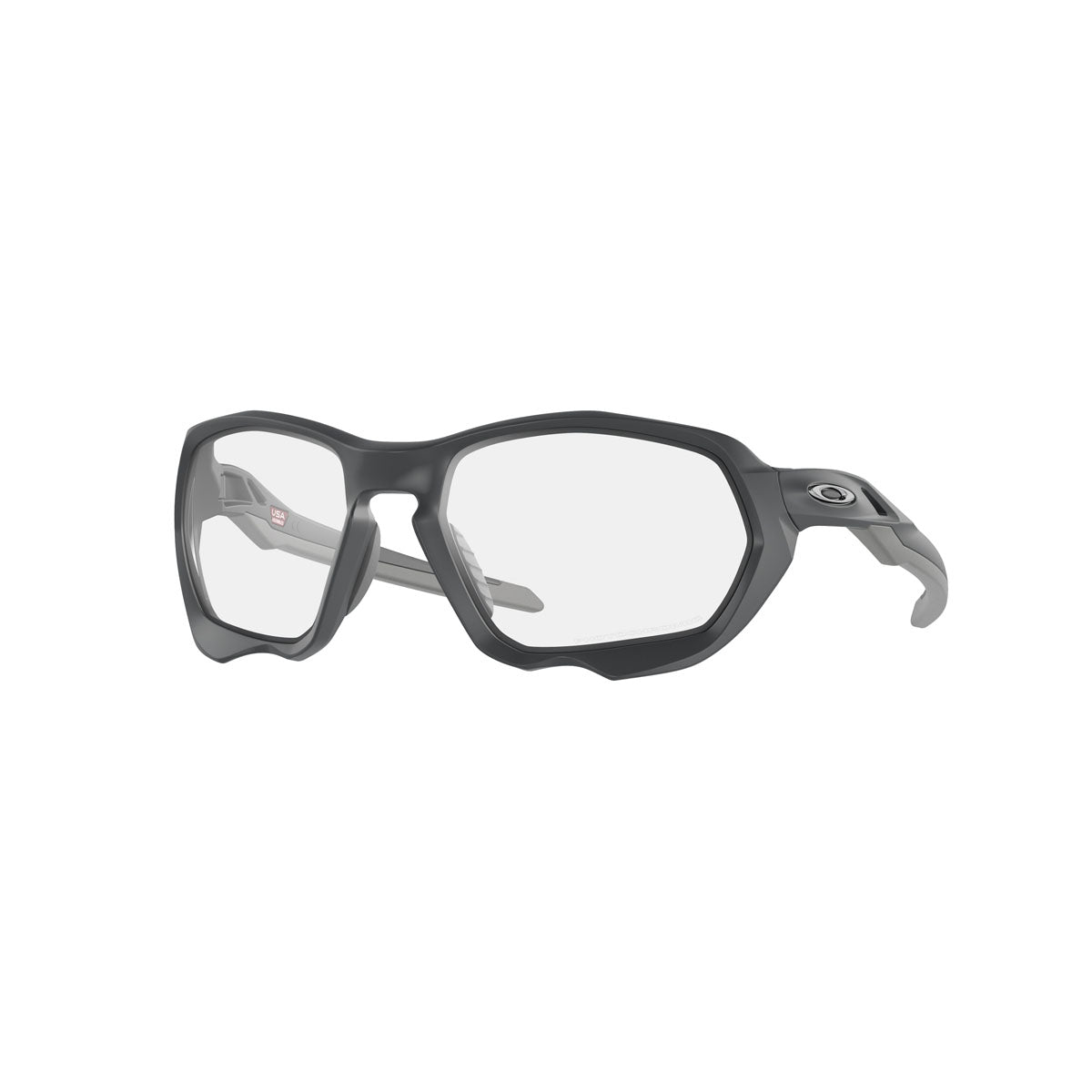 Oakley Plazma Sunglasses CLOSEOUT - Matte Carbon/Clr-Blk Photochromic