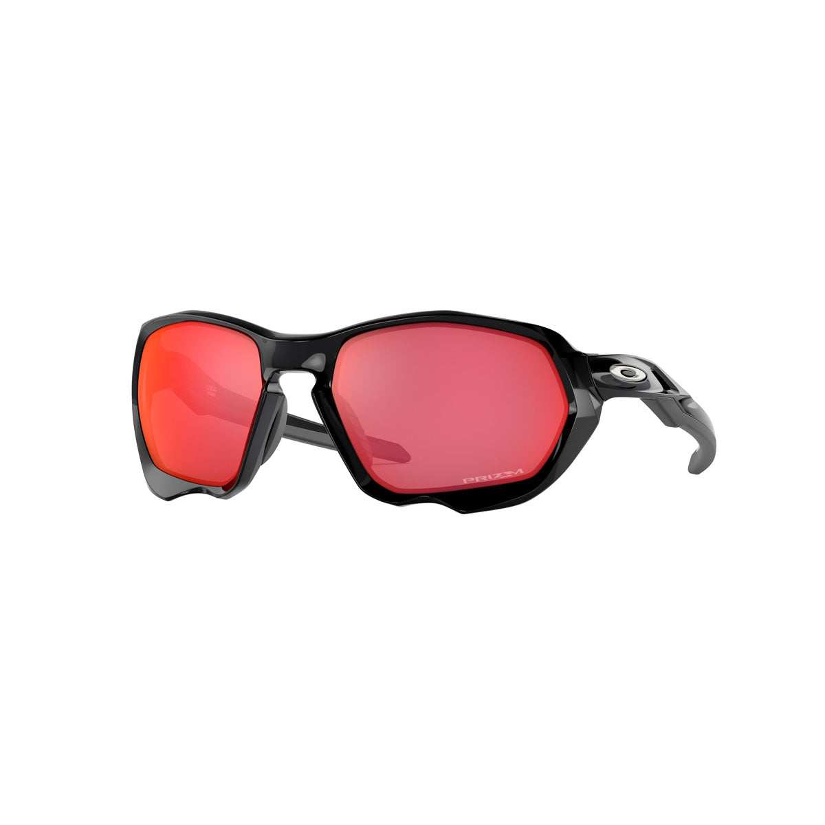 Oakley Plazma Sunglasses CLOSEOUT - Black Ink/PRIZM Trail Torch