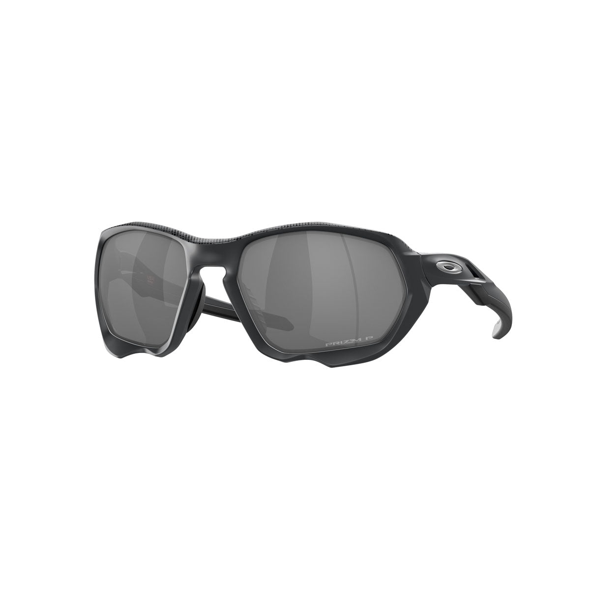 Oakley Plazma Polarized Sunglasses CLOSEOUT - Hi Res Carbon/PRIZM Black Polarized