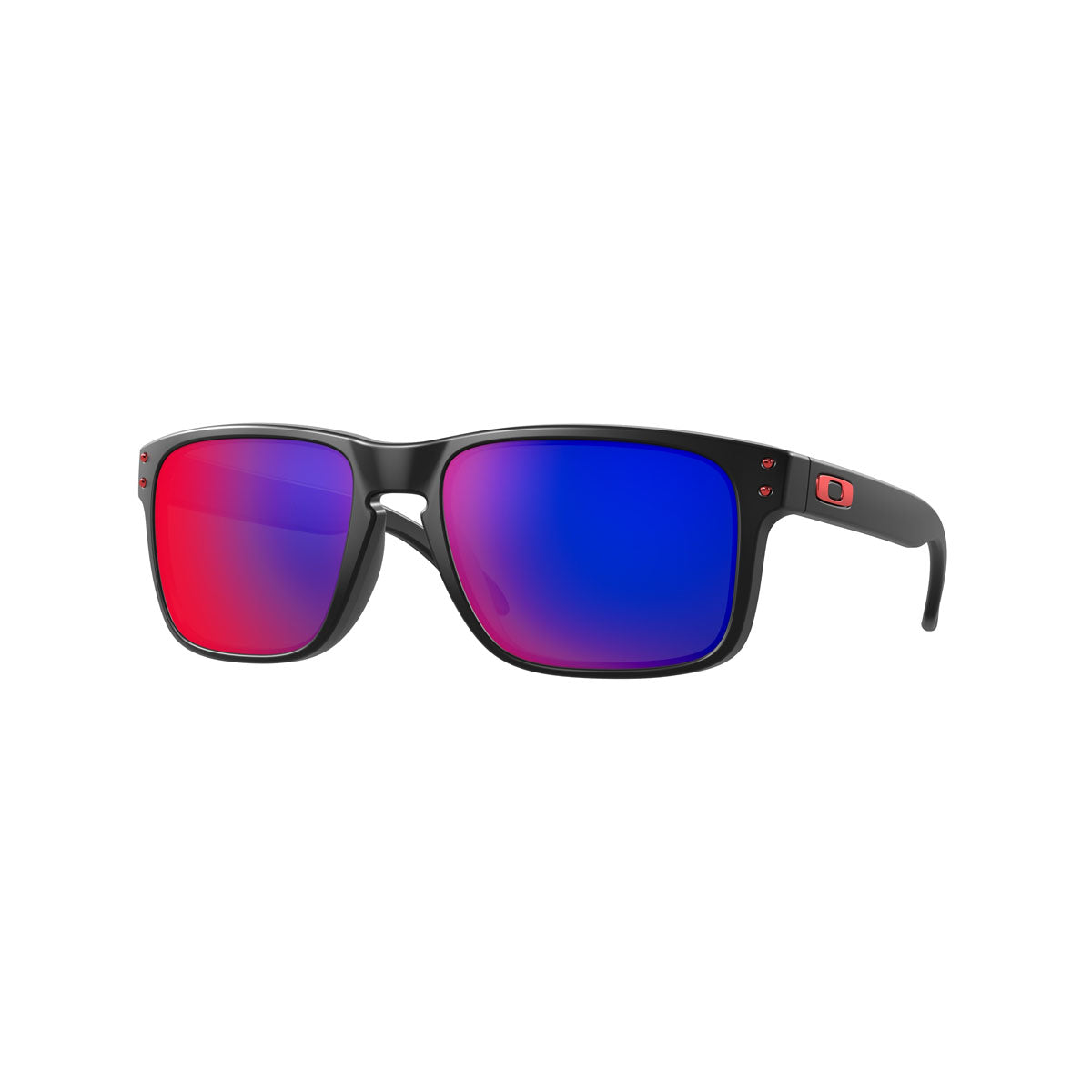 Oakley Holbrook Sunglasses - Matte Black/Positive Red Iridium