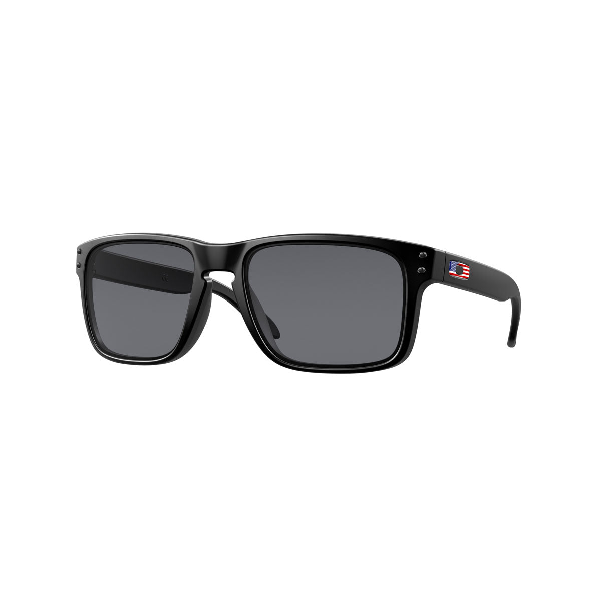 Oakley Holbrook Sunglasses - USA Flag Matte Black/Grey