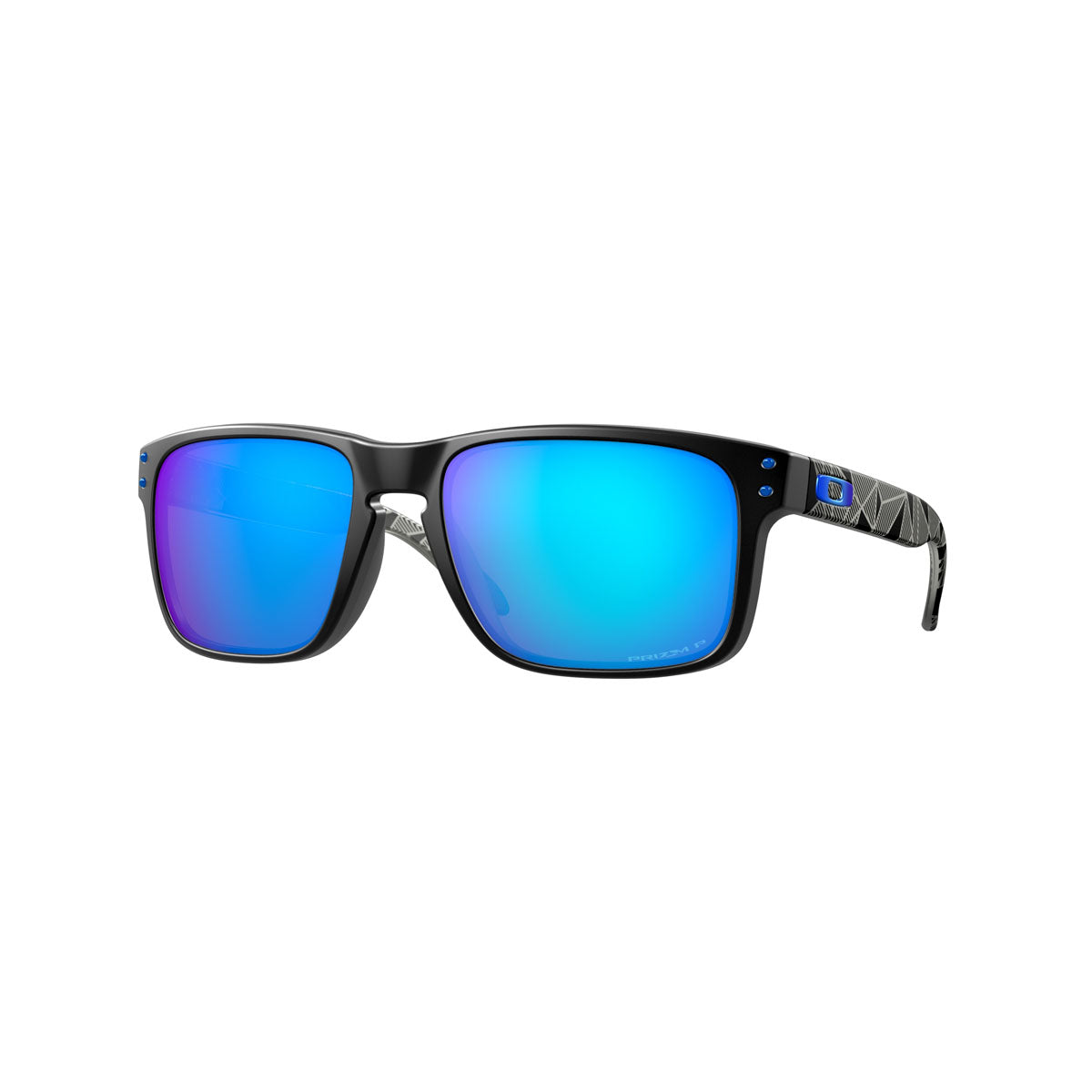 Oakley Holbrook Polarized Sunglasses - Matte Black PRIZMatic /PRIZM Sapphire Polarized