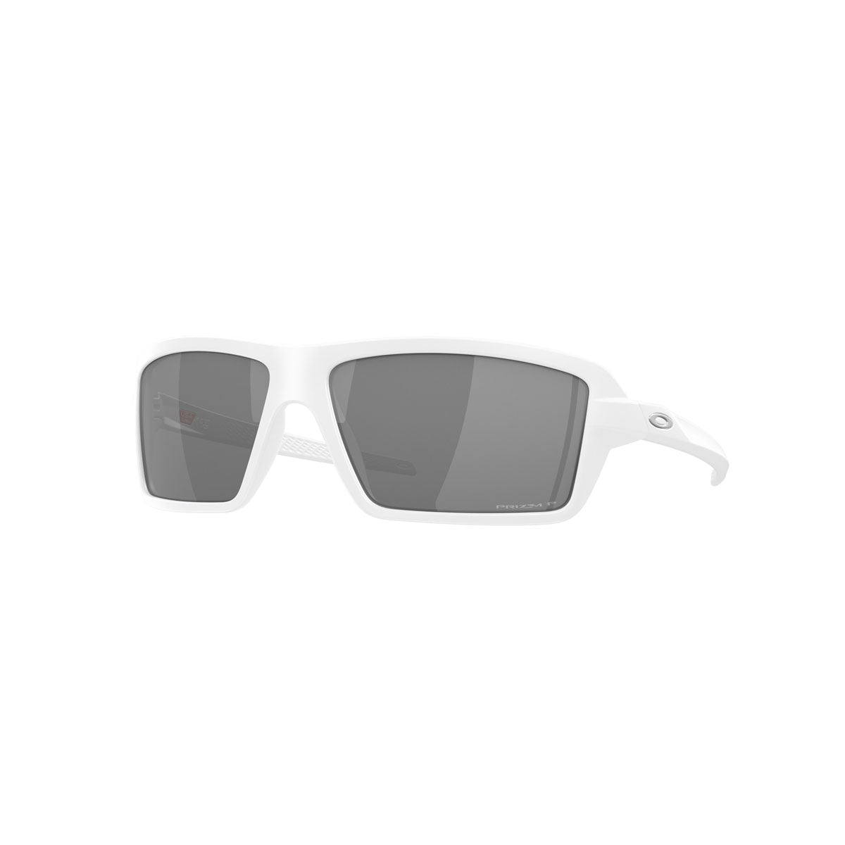 Oakley Cables Polarized Sunglasses CLOSEOUT - Matte White/Prizm Black Polarized