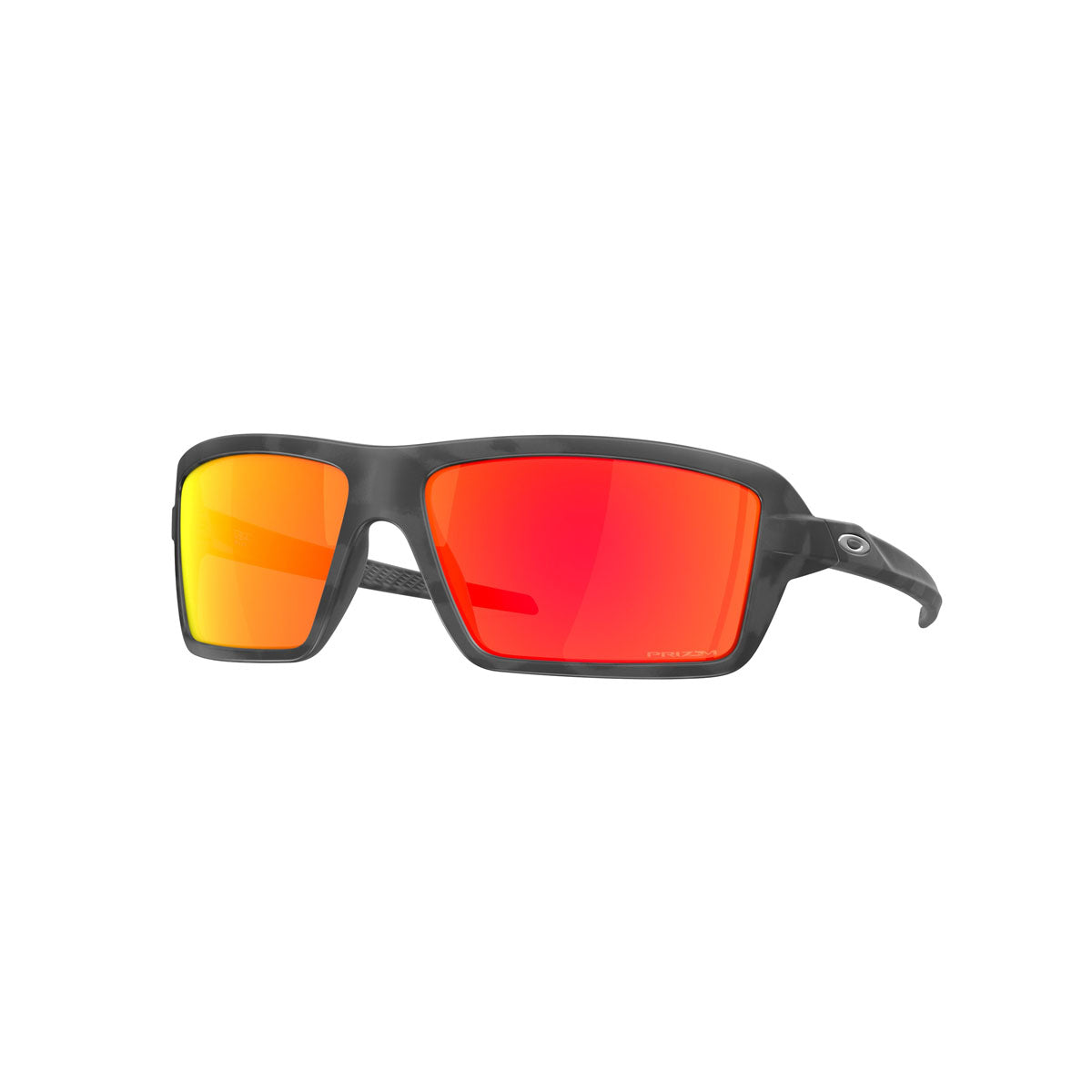 Oakley Cables Sunglasses - Black Camo/PRIZM Ruby