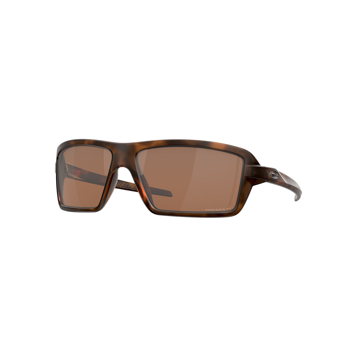 Oakley Cables Polarized Sunglasses CLOSEOUT - Brown Tortoise/PRIZM Tungsten Polarized