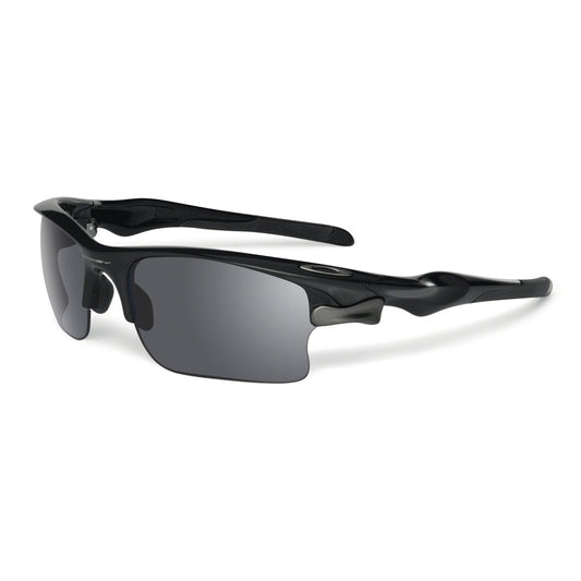 Oakley Fast Jacket XL Sunglasses CLOSEOUT - Polished Black/Black Iridium