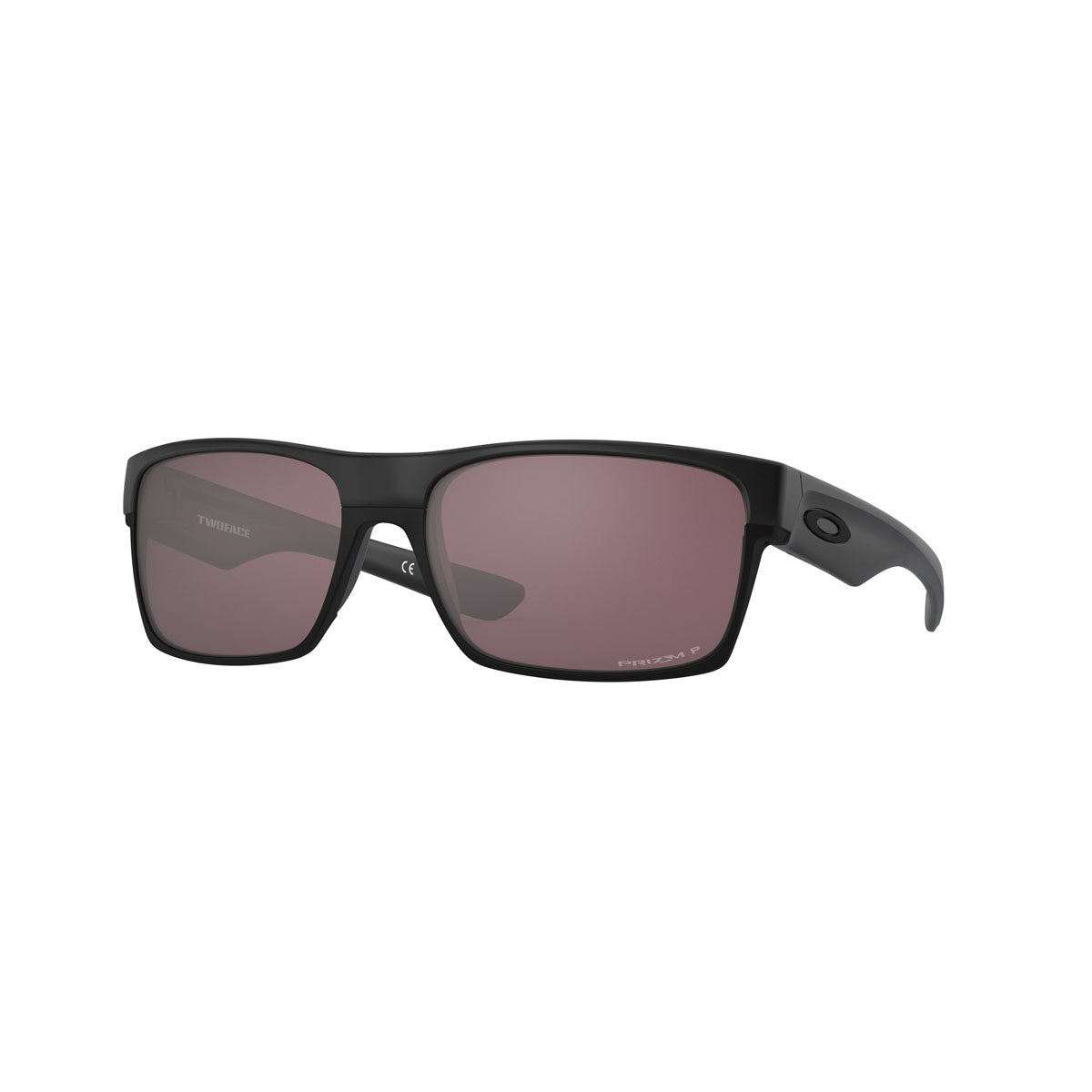 Oakley Two Face Polarized Sunglasses CLOSEOUT - Matte Black/PRIZM Daily Polarized