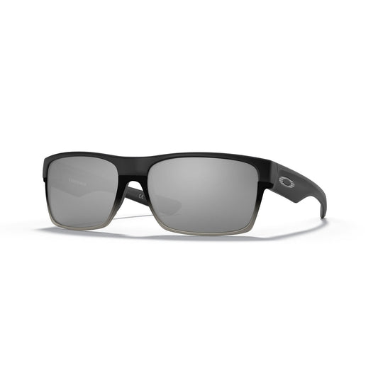 Oakley Two Face Sunglasses - Matte Black/Chrome Iridium