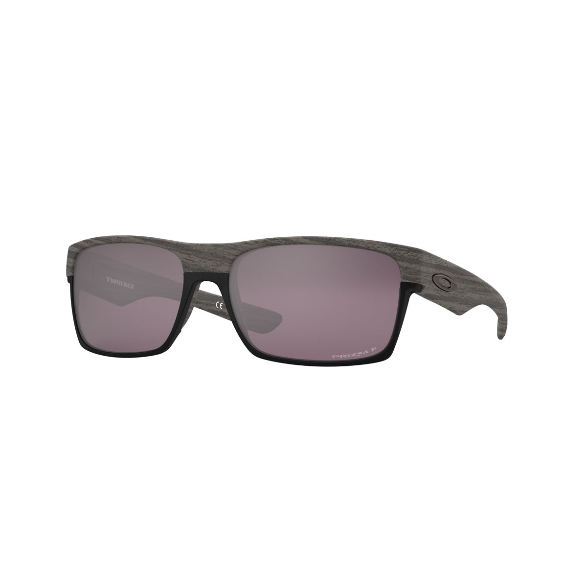 Oakley Two Face Polarized Sunglasses CLOSEOUT - Woodgrain/PRIZM Daily Polarized