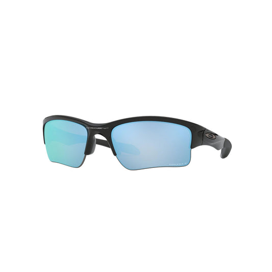 Oakley Quarter Jacket Polarized Sunglasses CLOSEOUT - Polished Black/PRIZM Deep Water Polarized