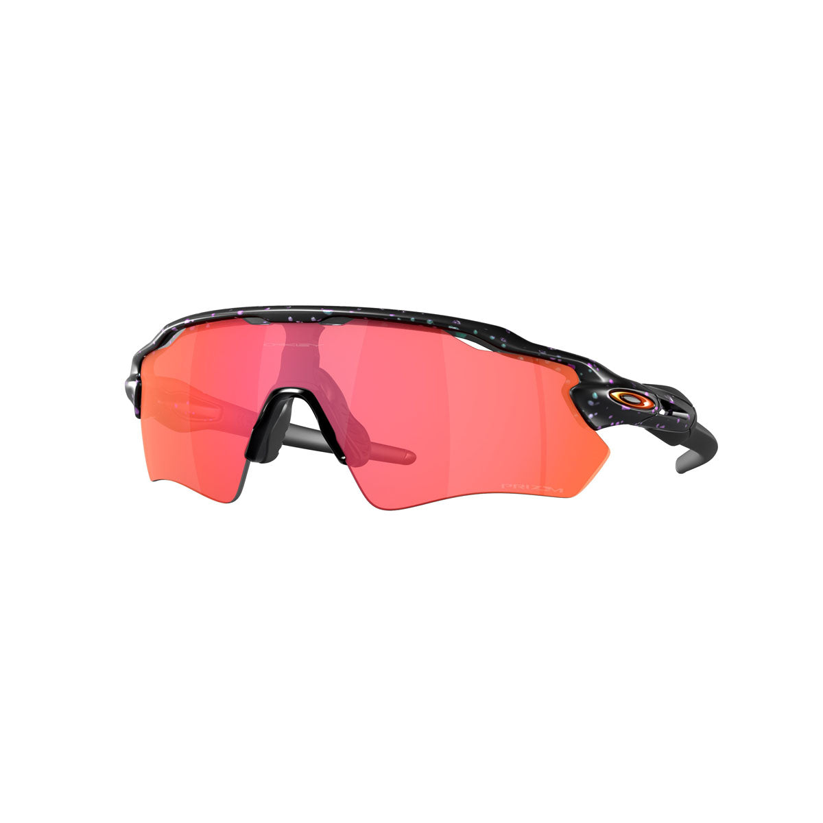 Oakley Radar EV Path Sunglasses CLOSEOUT - Matte Green Purple Colorshift Splatter/Prizm Trail Torch