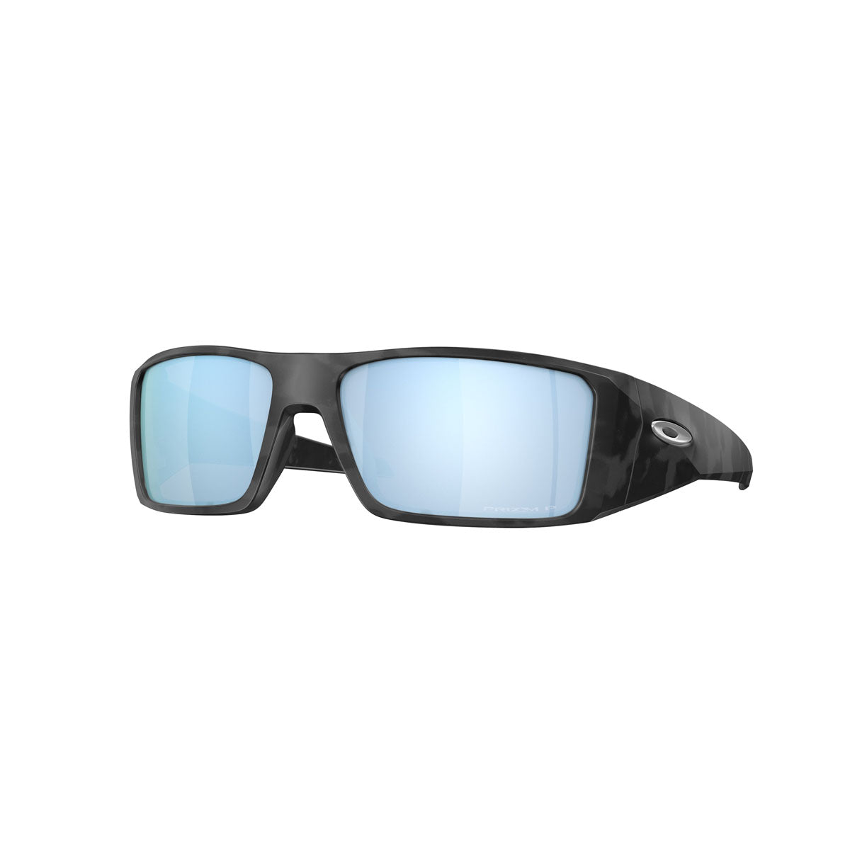 Oakley Heliostat Polarized Sunglasses - Matte Black Camo/Prizm Deep Water Polarized