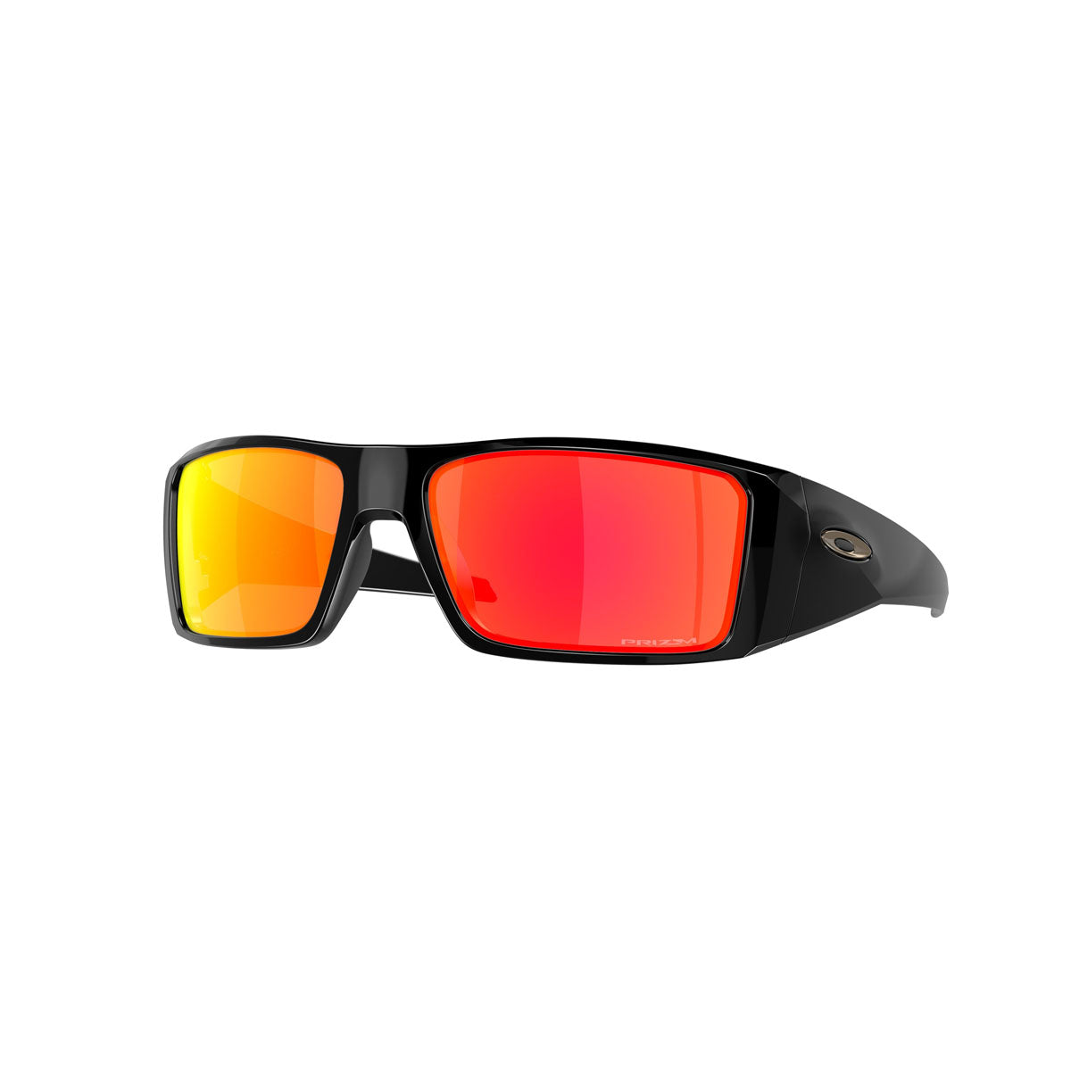 Oakley Heliostat Sunglasses - Polished Black/Prizm Ruby