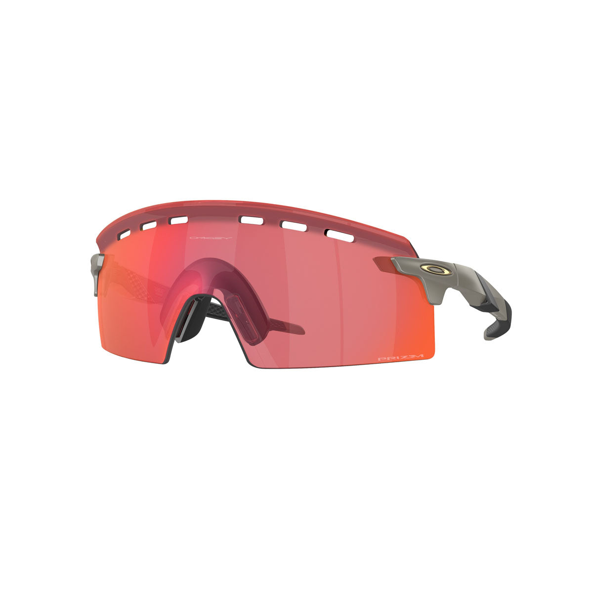 Oakley Encoder Strike Vented Sunglasses - Matte Onyx/Prizm Trail Torch