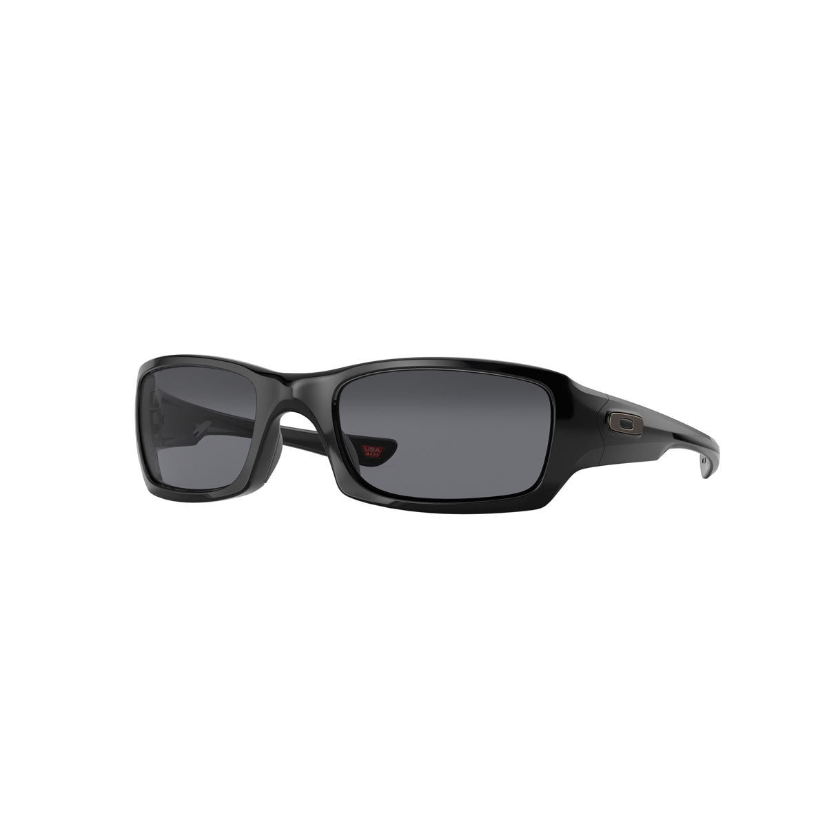 Oakley Fives Squared Sunglasses - Polished Black/Grey