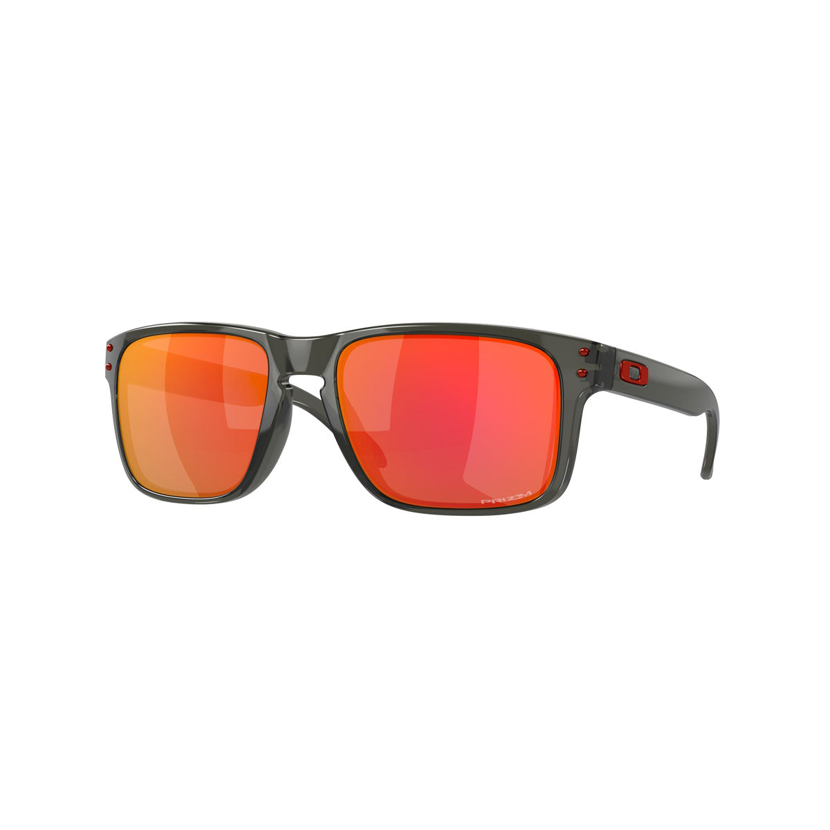 Oakley Asian Fit / Low Bridge Fit Holbrook Sunglasses - Grey Smoke/PRIZM Ruby Iridium