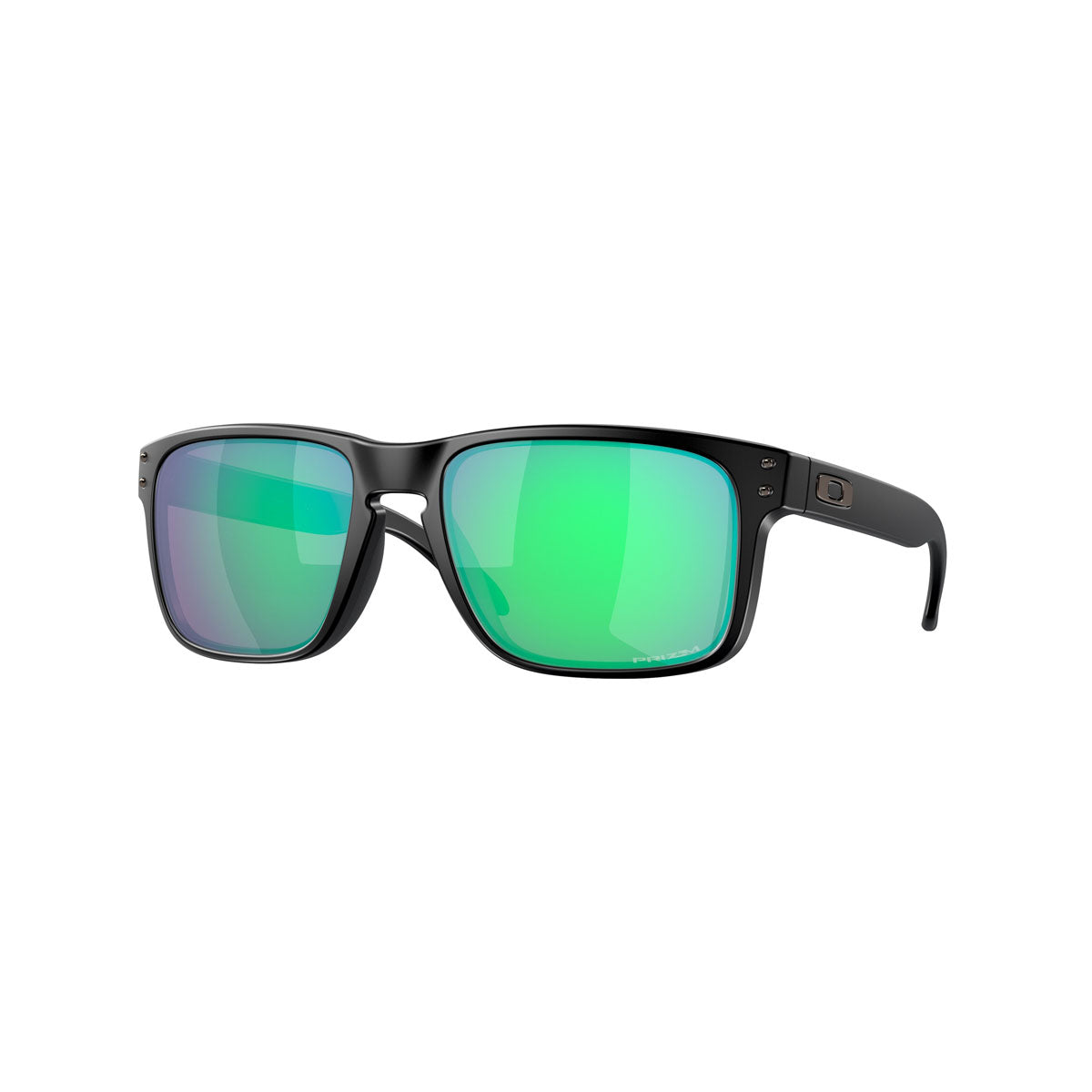 Oakley Asian Fit / Low Bridge Fit Holbrook Sunglasses - Matte Black Ink/PRIZM Jade Iridium