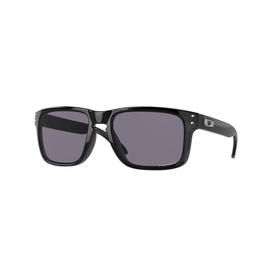 Oakley Asian Fit / Low Bridge Fit Holbrook Sunglasses CLOSEOUT - Polished Black/PRIZM Grey