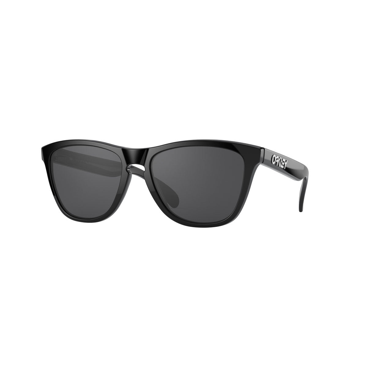 Oakley Asian Fit / Low Bridge Fit Frogskins Sunglasses CLOSEOUT - Polished Black/Grey