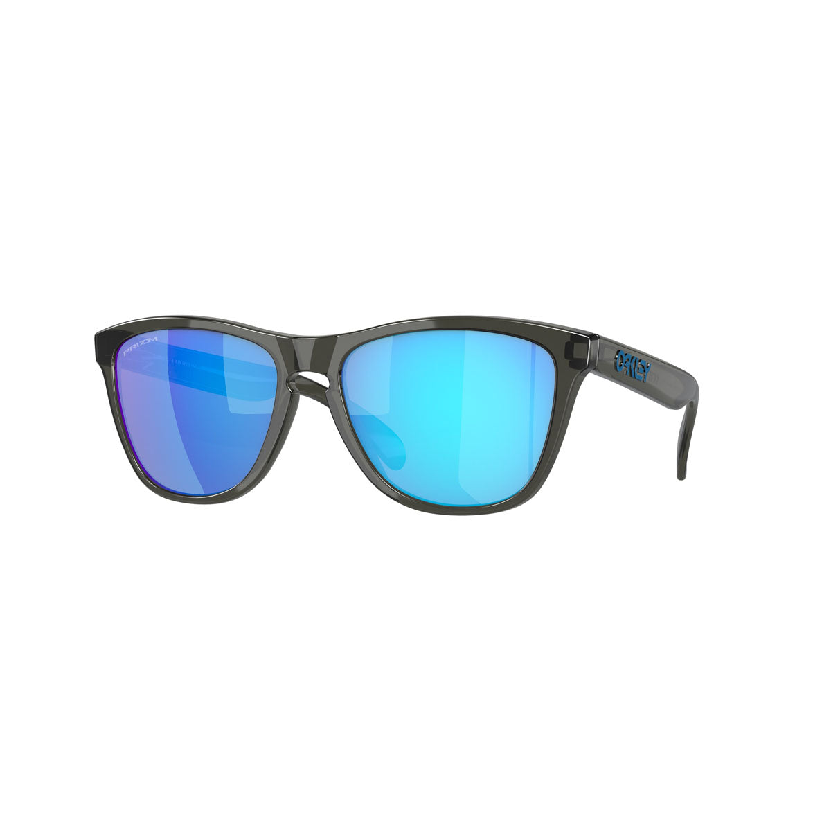 Oakley Asian Fit / Low Bridge Fit Frogskins Sunglasses - Grey Smoke/PRIZM Sapphire Iridium