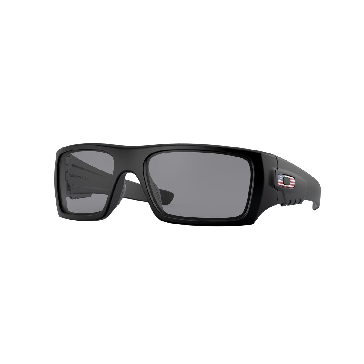 Oakley SI Det Cord Sunglasses - USA Flag Matte Black/Grey