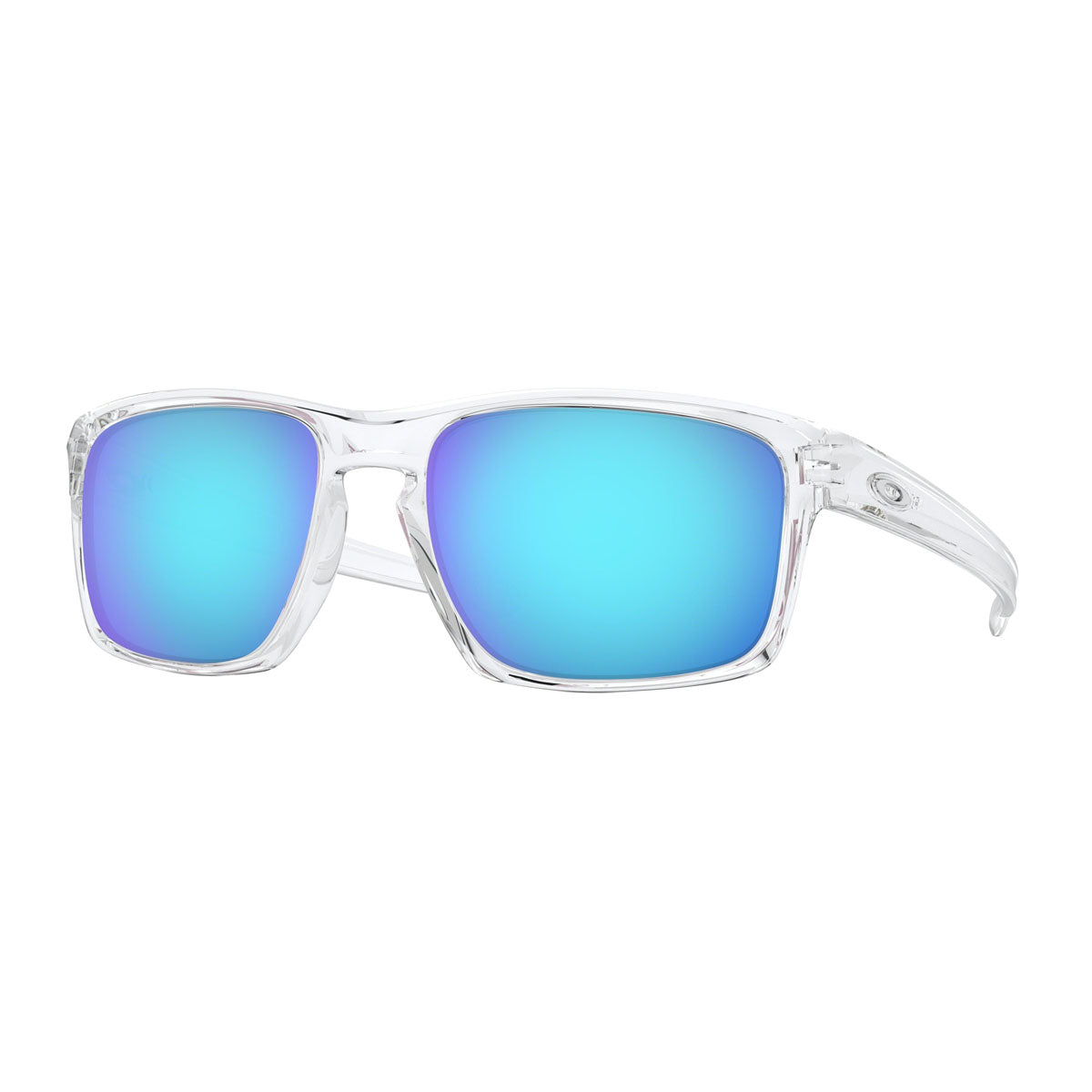 Oakley Sliver Sunglasses CLOSEOUT - Polished Clear/Sapphire Iridium