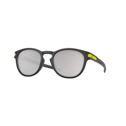 Oakley Latch Sunglasses CLOSEOUT - Matte Black/Chrome Iridium