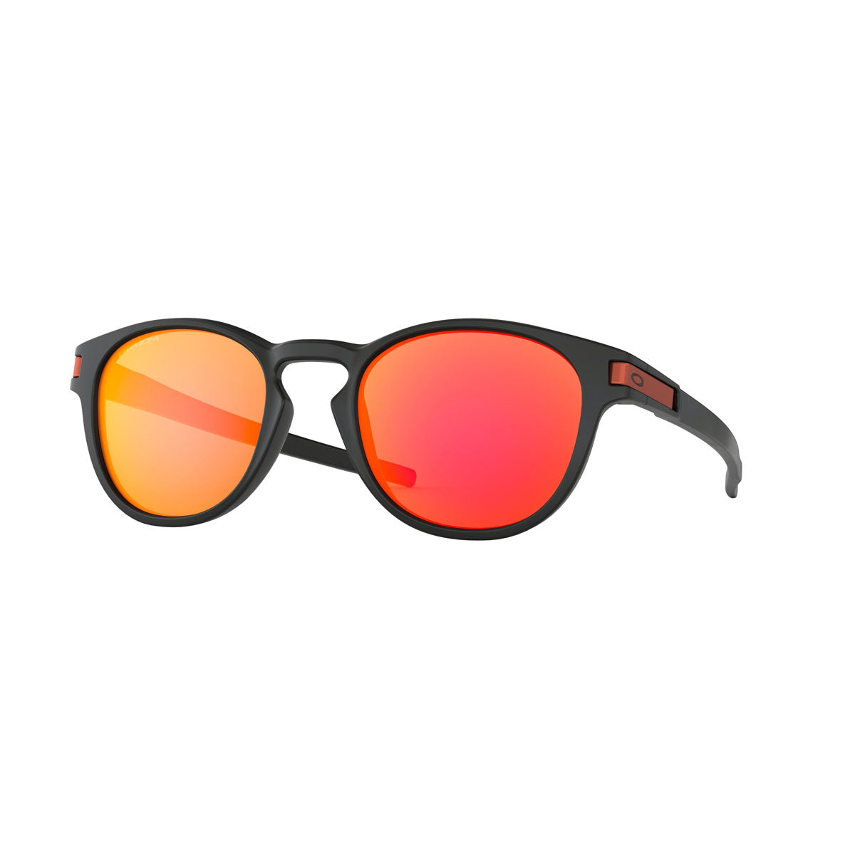 Oakley Latch Sunglasses CLOSEOUT - Latch Matte Black/PRIZM Ruby